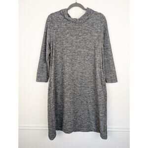 Conrado Dress City to Beach Deadstock Fabric Heathered Gray Knit Fall Size M